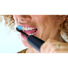 Load image into Gallery viewer, Philips Sonicare C3 Premium Plaque Control Brush Heads, Black 4 Pack HX9044/91 - in use