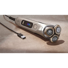 Load image into Gallery viewer, Philips Shaver Series i9000 Prestige Ultra Wet & Dry with SkinIQ Pro XP9403/54 - in use