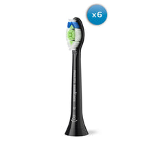 Load image into Gallery viewer, Philips Sonicare W2 Optimal White Brush Heads, Black 6 Pack HX6066/91 - product