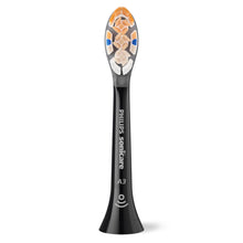 Load image into Gallery viewer, Philips Sonicare A3 Premium All-in-One Brush Heads, Black 4 Pack HX9094/91 - front view