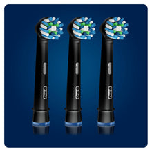 Load image into Gallery viewer, Braun Oral-B CrossAction Midnight Black Replacement Brush Heads 3-Pack EB50BK-3 - Get a Cut NZ