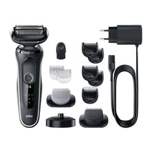 Load image into Gallery viewer, Braun Series 5 wet and dry shaver with charging station and 2 EasyClick attachments 51-W4650CS - Get a Cut NZ