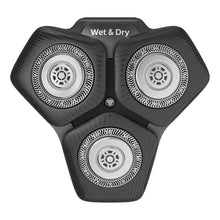 Load image into Gallery viewer, Philips SH71/51 Replacement Shaving Heads - heads in black holder