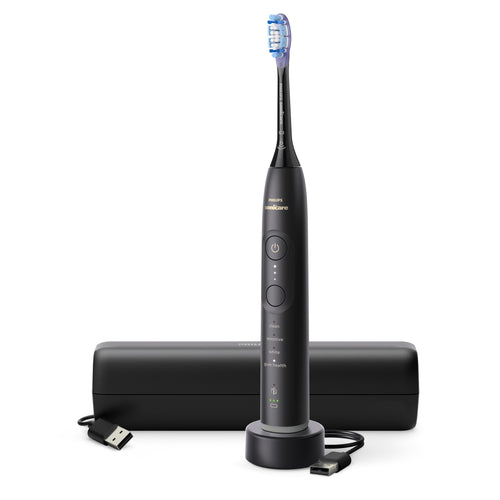 Philips Sonicare Series 7100 Electric Toothbrush with Travel Case, Black HX7421/10 - product