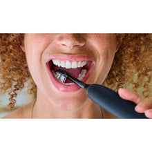 Load image into Gallery viewer, Philips Sonicare A3 Premium All-in-One Brush Heads, Black 4 Pack HX9094/91 - in use
