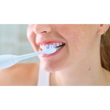 Load image into Gallery viewer, Philips Sonicare S2 Sensitive Brush Heads, White 2 Pack HX6052/14 - in use
