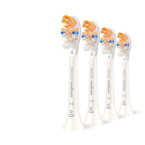 Philips Sonicare A3 Premium All-in-One Brush Heads, White 4 Pack HX9094/14 - product
