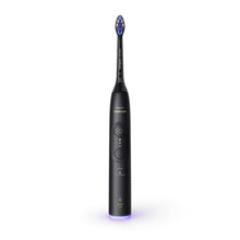 Load image into Gallery viewer, Philips Sonicare Series 6100 Electric Toothbrush with Travel Case, Black HX7401/09 - front view
