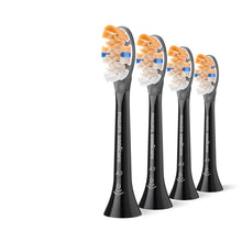 Load image into Gallery viewer, Philips Sonicare A3 Premium All-in-One Brush Heads, Black 4 Pack HX9094/91 - product
