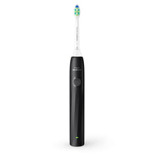Load image into Gallery viewer, Philips Sonicare 2100 Electric Toothbrush, Black HX4021/02 - front view
