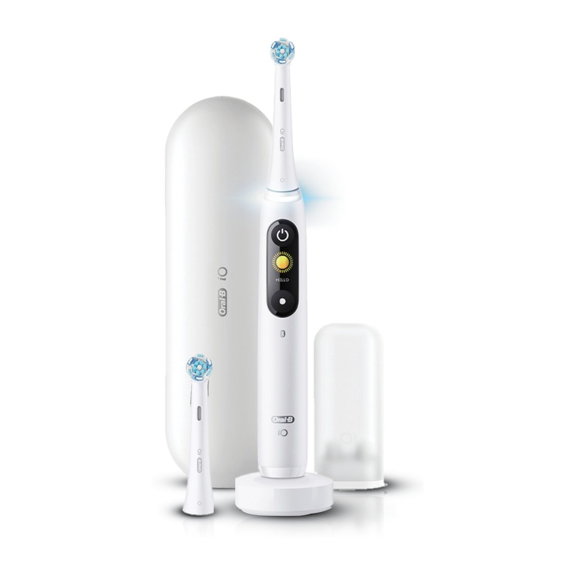 Braun Oral-B iO Series 8 Electric Toothbrush, White Alabaster IOS8W ...