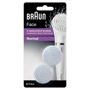 Braun SE80 Face Exfoliation Brush 2 pack SE80FACE - Get a Cut NZ