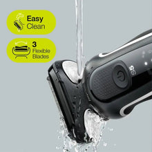 Load image into Gallery viewer, Braun Series 5 wet and dry shaver with charging station and 2 EasyClick attachments 51-W4650CS - Get a Cut NZ

