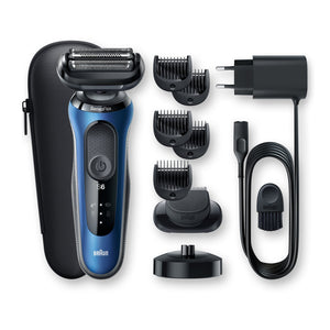 Braun Series 6 wet and dry shaver with charging station and EasyClick Trimmer attachment 60-B4500cs - Get a Cut NZ