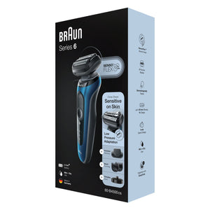 Braun Series 6 wet and dry shaver with charging station and EasyClick Trimmer attachment 60-B4500cs - Get a Cut NZ
