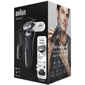 Braun Series 7 Wet & dry shaver with cleaning station and EasyClick 70-N7200cc - Get a Cut NZ