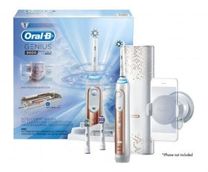 Oral-B GENIUS 9000 Rose Gold Electric Rechargeable Toothbrush G9000RG - Get a Cut NZ
