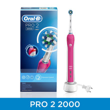 Load image into Gallery viewer, Oral-B PRO 2 2000 Pink Electric Rechargeable Toothbrush PRO2000P - Get a Cut NZ
