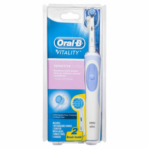 Oral-B Vitality Sensitive Clean Rechargeable Power Toothbrush D12ES-1 - Get a Cut NZ