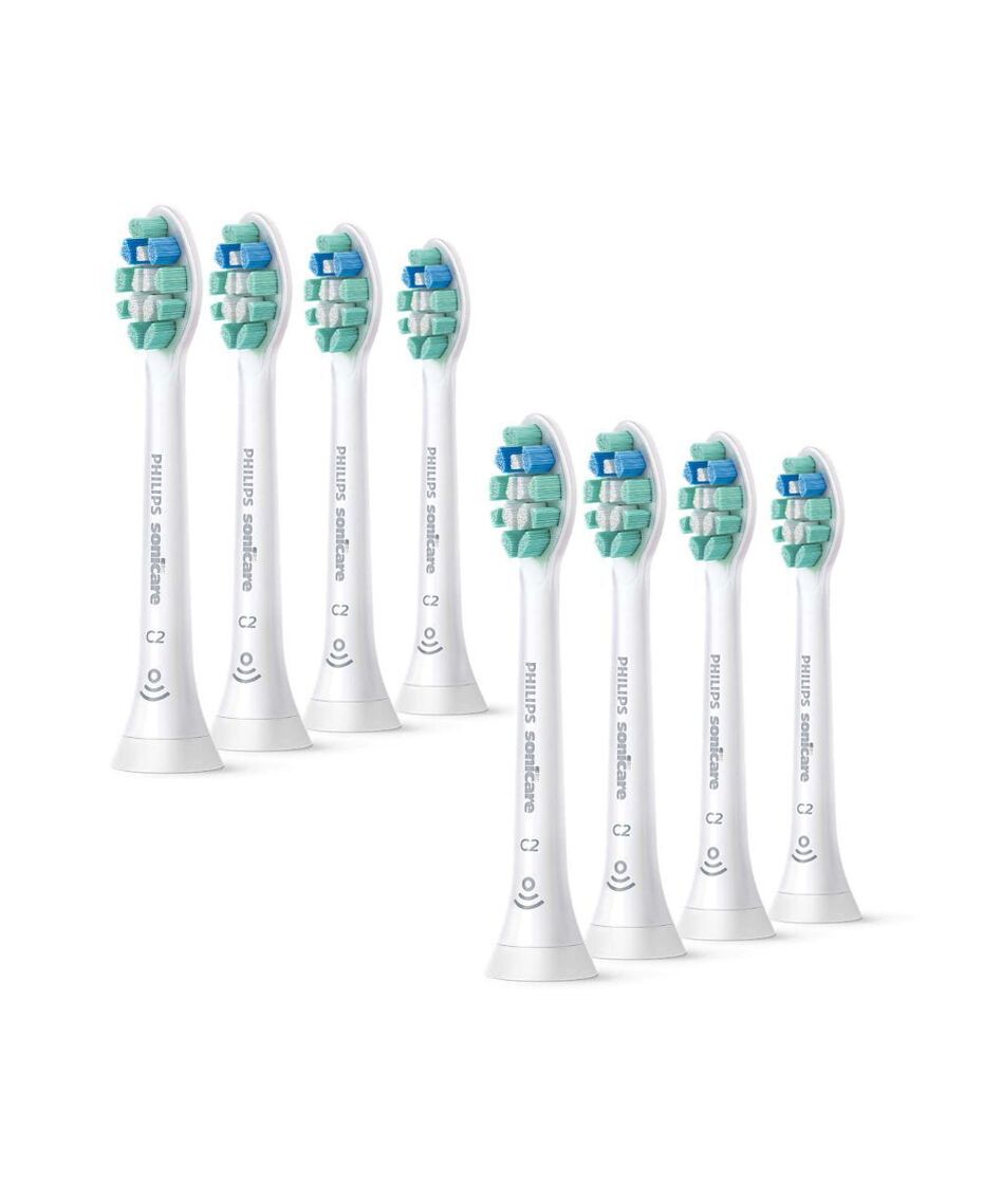 Philips Sonicare C2 Optimal Plaque standard brush heads, 8 pack HX9028/67 - Get a Cut NZ