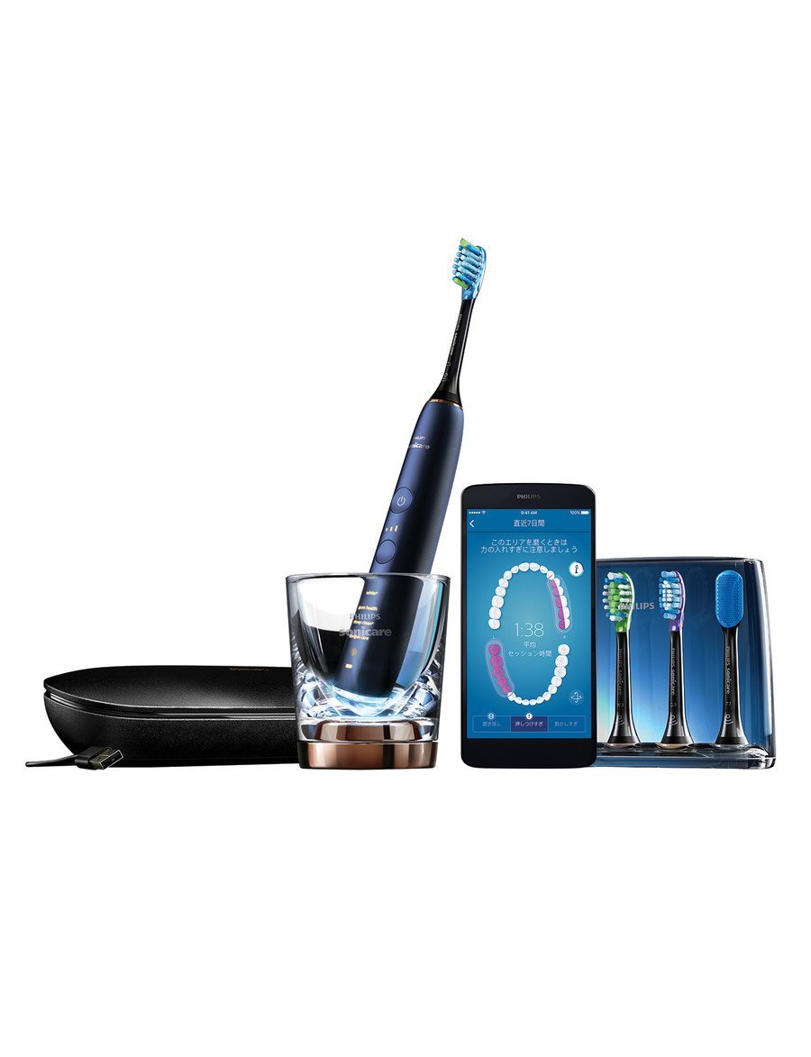 Philips Sonicare DiamondClean Connected Electric Toothbrush Luna Blue HX9954/56 - Get a Cut NZ