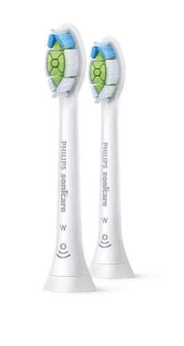 Philips Sonicare W2 Optimal White standard brush heads, White 2 pack HX6062/67 - Get a Cut NZ