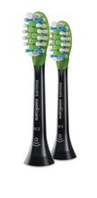 Load image into Gallery viewer, Philips Sonicare W3 Premium White standard brush heads, Black 2 pack HX9062/96 - Get a Cut NZ
